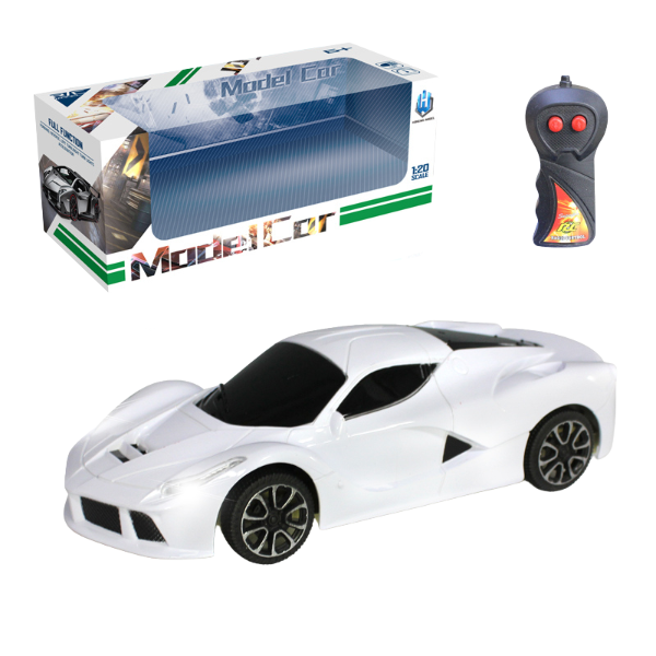 1:24 Mașină Radio-Control: cu două direcții și lumină (3 culori)