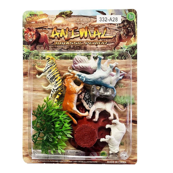 Set de mini-figurine „Animalele sălbatice”