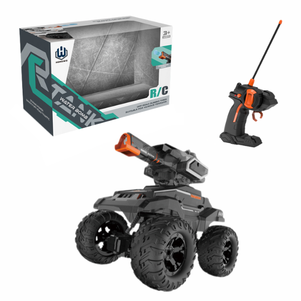 1:18 Mașină Radio-Control: cu bombe de apă (500 bucăți), acumulator și încărcare USB, 2 culori
