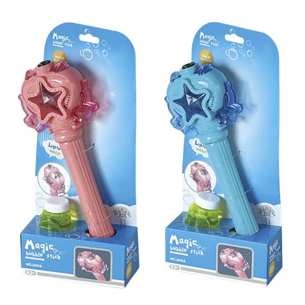 Baloane de săpun “Bagheta magică” (Albastru/Roz)