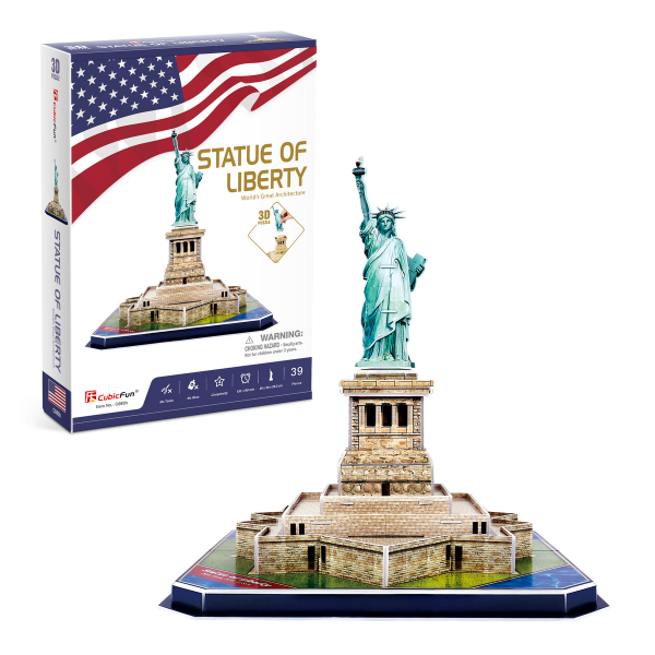 3D puzzle “Statuia Libertății” (U.S.A), 39 elemente
