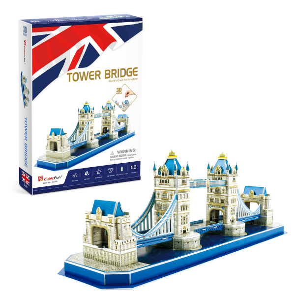 3D puzzle “Podul Turnului”, 52 elemente