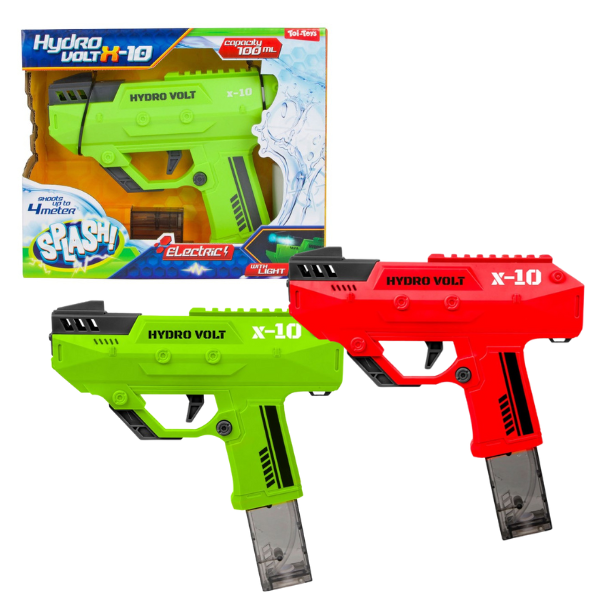 Pistol de apă “Hydro Volt X10” cu iluminare