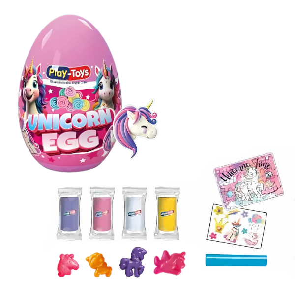 Set de modelare în ou “Unicorn”