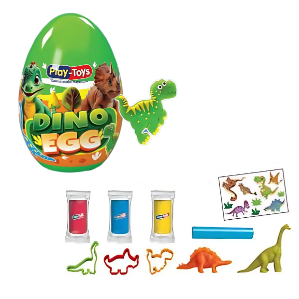 Set de modelare în ou “Dinozauri”