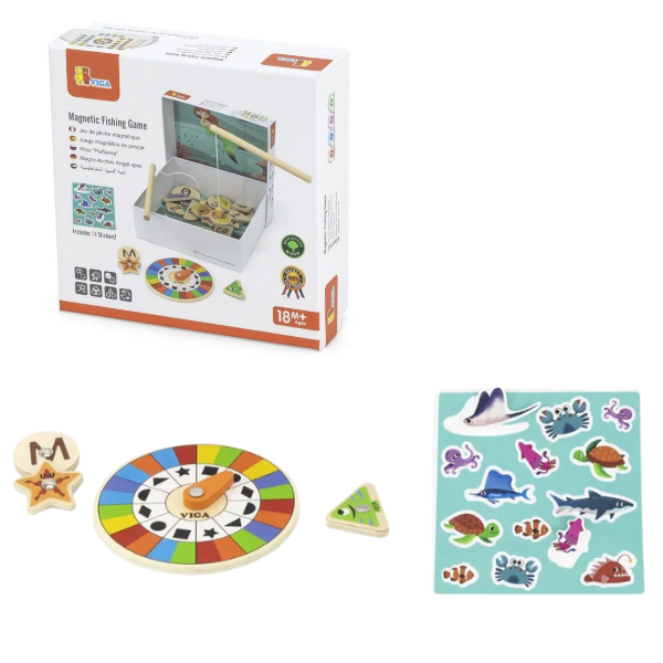 Joc magnetic “Pescuit”, (30 de piese)