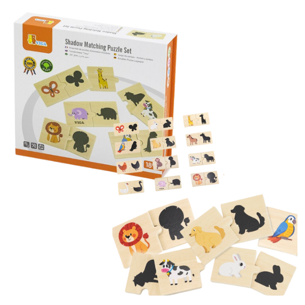Joc logic de puzzle “Animale”, 24 piese