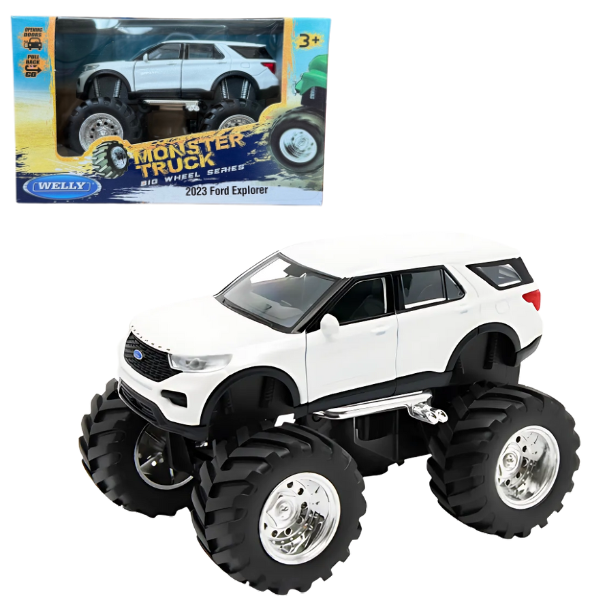 Monster Truck metalic 1:38 2023 Ford Explorer, Big Wheel