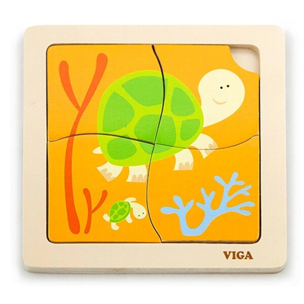 Mini-puzzle din lemn “Broasca Țestoasă”
