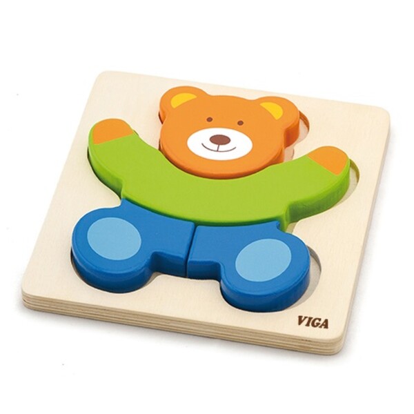 Mini puzzle cu diferite forme “Urs”