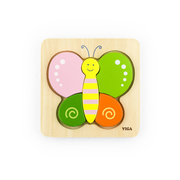 Mini puzzle cu diferite forme “Fluture”