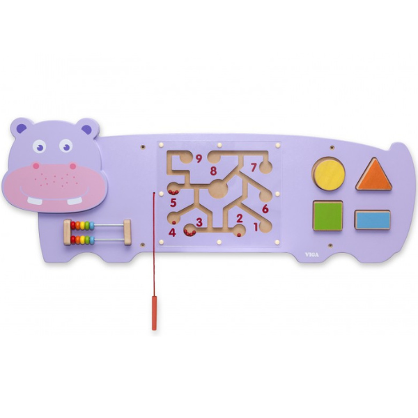 Busyboard (de perete) “Hipopotam”