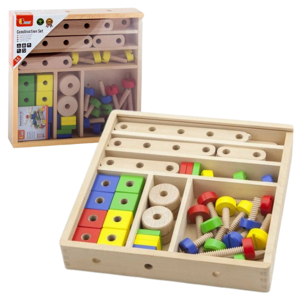 Constructor din lemn cu 53 elem.
