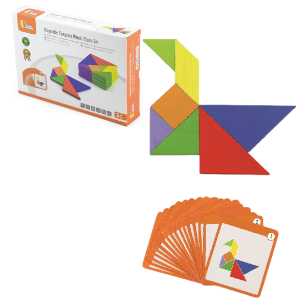Joc de inteligență “Tangram magnetic”
