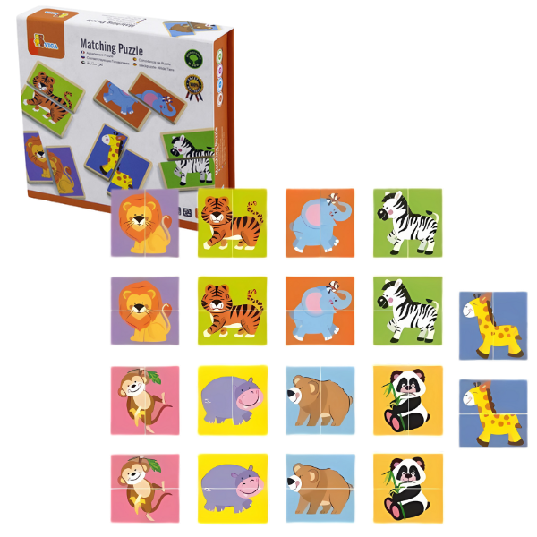Joc logic de puzzle „Animale sălbatice”, 36 elem.