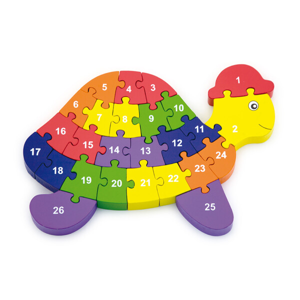 Puzzle 3D din lemn “Broasca țestoasă”