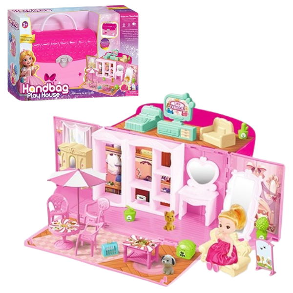 Set de joacă “Casă de păpuși” + accesorii, seria Play House Handbag