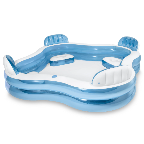INTEX Piscină gonflabilă pentru familie 229x229x66 cm, 990 L, 3+