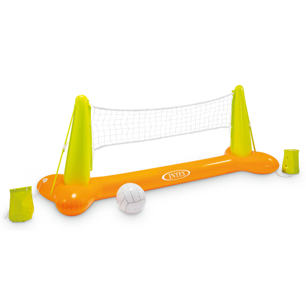 INTEX Set de joacă în apă “Volleyball” 239x64x91 cm, include plasă și minge, 6+