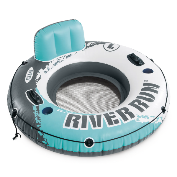 INTEX Cerc gonflabil “River run” cu mînere și suport spate, D 135 cm, pînă la 100 kg