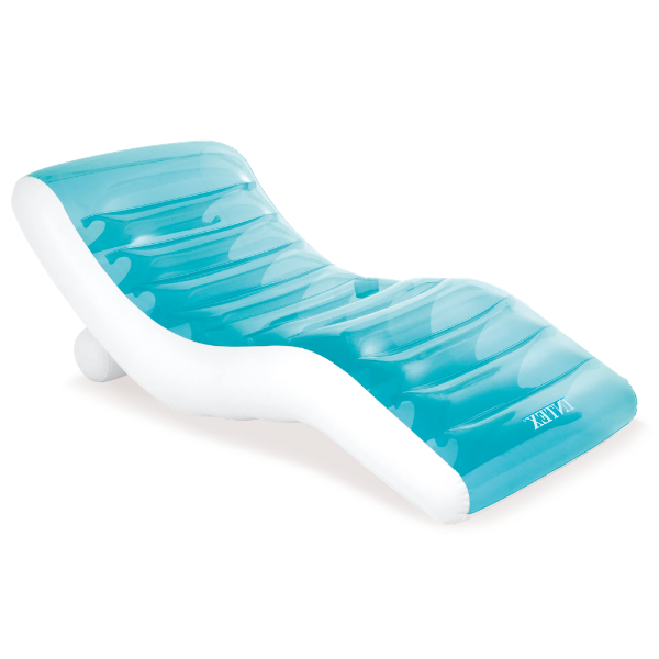 INTEX Şezlong gonflabil pentru înot “Splash” 191×99 cm cu suport pentru pahar, până la 100 kg