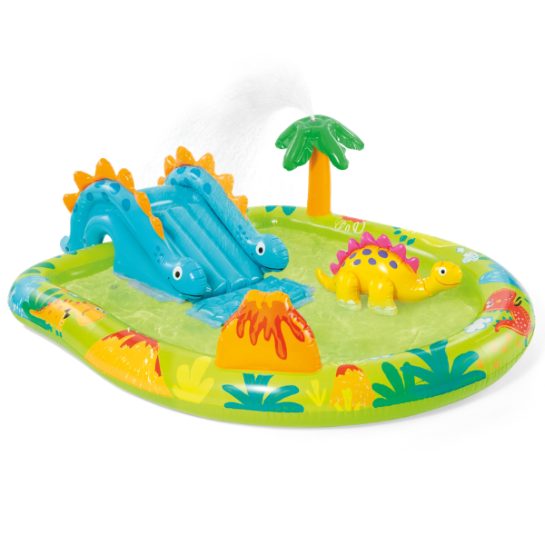 INTEX Centrul de joacă gonflabil “Micul Dino” 191x152x58 cm, 143 L, până la 54 kg, 2+