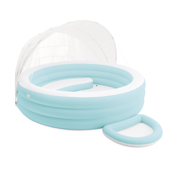 INTEX Piscină gonflabilă Swim Center™ Canopy Lounge cu acoperiș, 277x221x137 cm, 830L, 3+