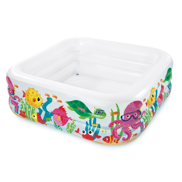 INTEX Piscina gonflabilă “Acvariul marin”, 159 x 159 x 50 cm, 340l, 3+
