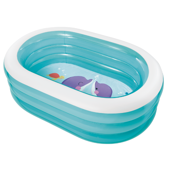 INTEX Piscină gonflabilă pentru copii “Prietenii mării” 163x107x46 cm, 238 L, 3+