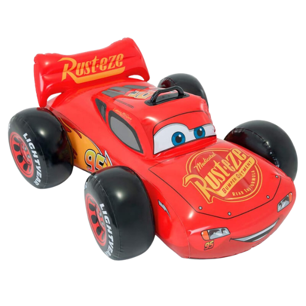 INTEX Plută-saltea gonflabilă “Cars” cu mâner, 109х84 cm, 3+