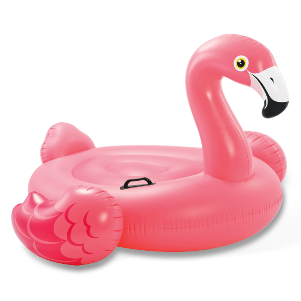 INTEX Plută-saltea gonflabilă “Flamingo” cu mânere, 142x137x97 cm, până la 80 kg, 14+