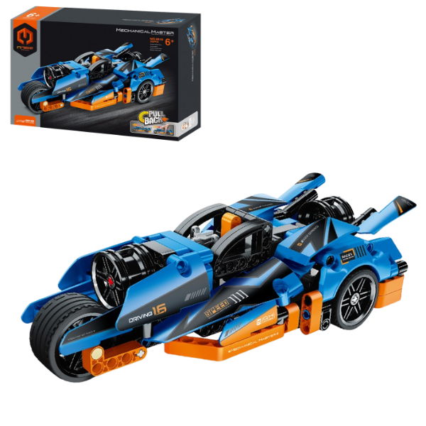 Set de construcție iM Master Mechanical Master „Motocicletă de curse”, cu inerție, 202 piese
