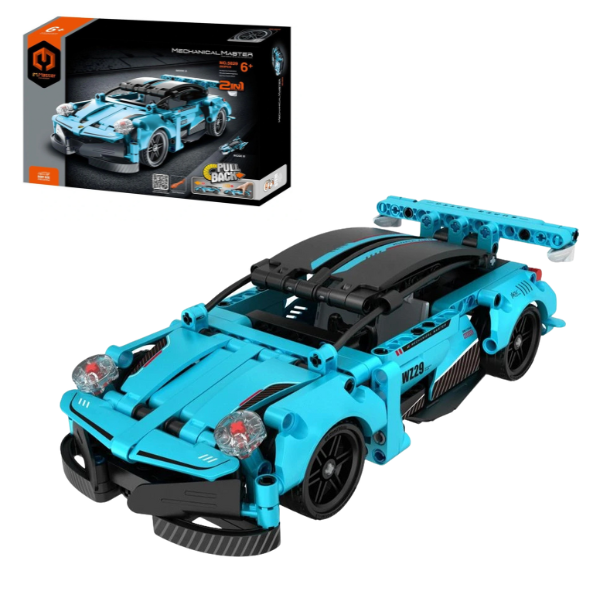 Set de construcție 2 în 1, iM Master Mechanical Master „Mașină sportivă”, cu inerție, 293 piese