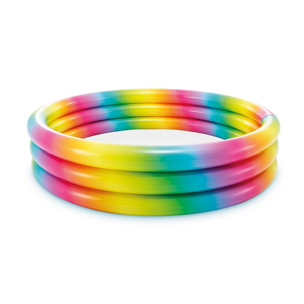 INTEX Piscină gonflabilă pentru copii “Curcubeu ombre” 147×33 cm, 330 L, 2+