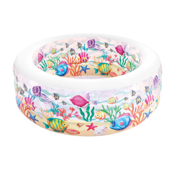 INTEX Piscină gonflabilă pentru copii cu baza gonflabilă 152×56 cm, 360 L, 6+