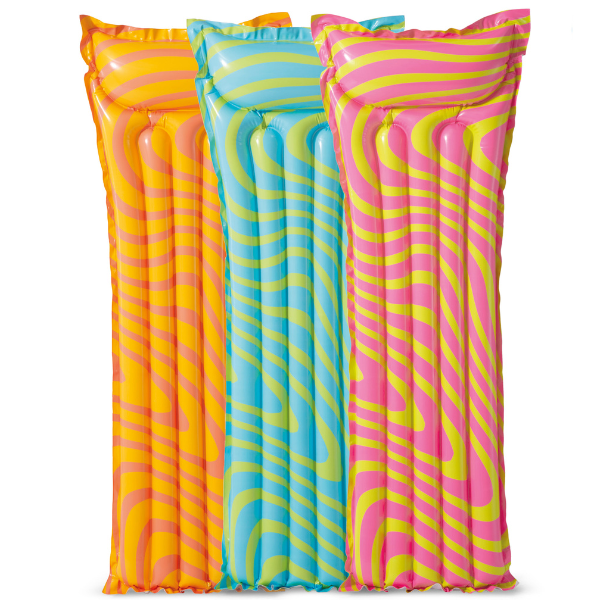 INTEX Saltea de înot gonflabilă “Hipnotic” 183×69 cm, până la 100 kg, 3 culori