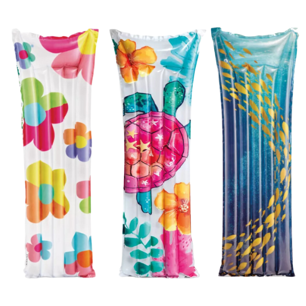 INTEX Saltea de înot gonflabilă “Fashion” 183х69 cm, până la 100 kg, 3 modele