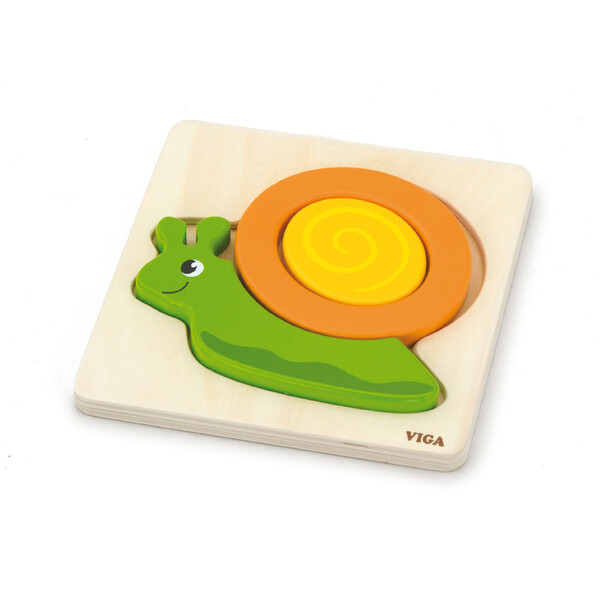 Mini puzzle cu diferite forme “Melc”