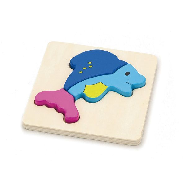 Mini puzzle cu diferite forme “Pește”