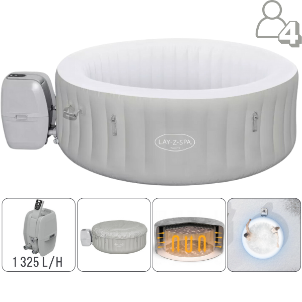 Bestway Jacuzzi SPA Tahiti AirJet 180x66cm, 669L, 2-4 persoane