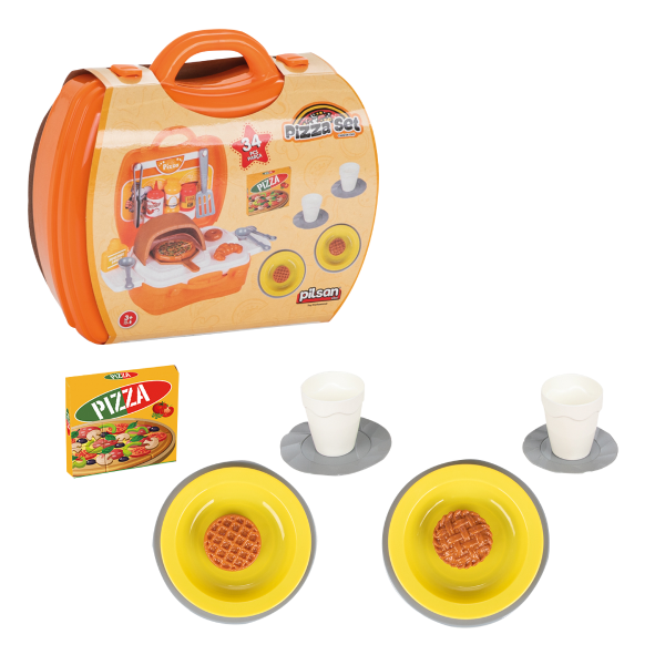 Set “Pizza” cu valiză de transport, 34 piese
