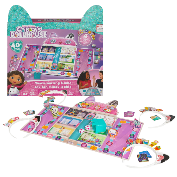 Joc de masă “Meow-Mazing”, seria “Gabby’s Dollhouse”