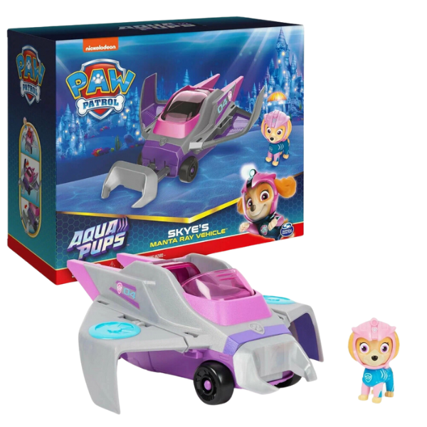 Vehicul Acvatic cu Figurină Skye, seria “Patrula Cățelușilor”