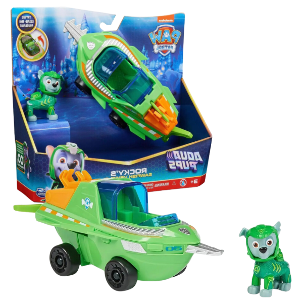 Vehicul Acvatic cu Figurină Rocky, seria “Patrula Cățelușilor”