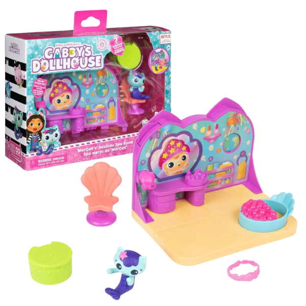Setul “Camera de spa” + accesorii, seria Gabby’s Dollhouse