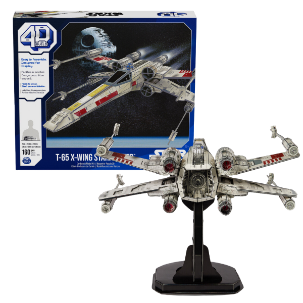 Puzzl 4D: Nava Spațială Xwing, seria “Star Wars”, 160 piese