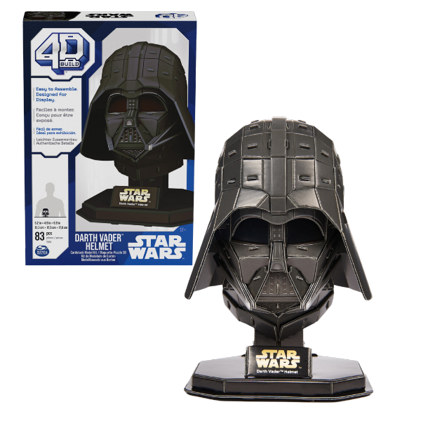 Puzzl 4D: Casca lui Darth Vader, seria “Star Wars”, 83 piese