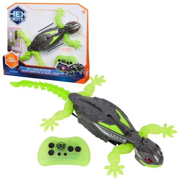 Robot-gecko HEX BOTS cu telecomandă