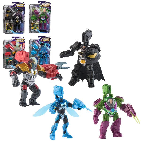 Figurine colecționabile DC „Metal Force Heroes”, as.