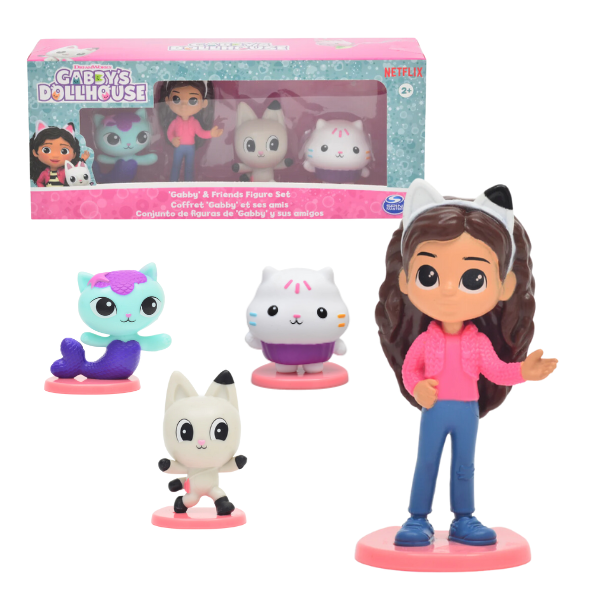 Set de figurine-mini (4 personaje), Gabby’s Dollhouse